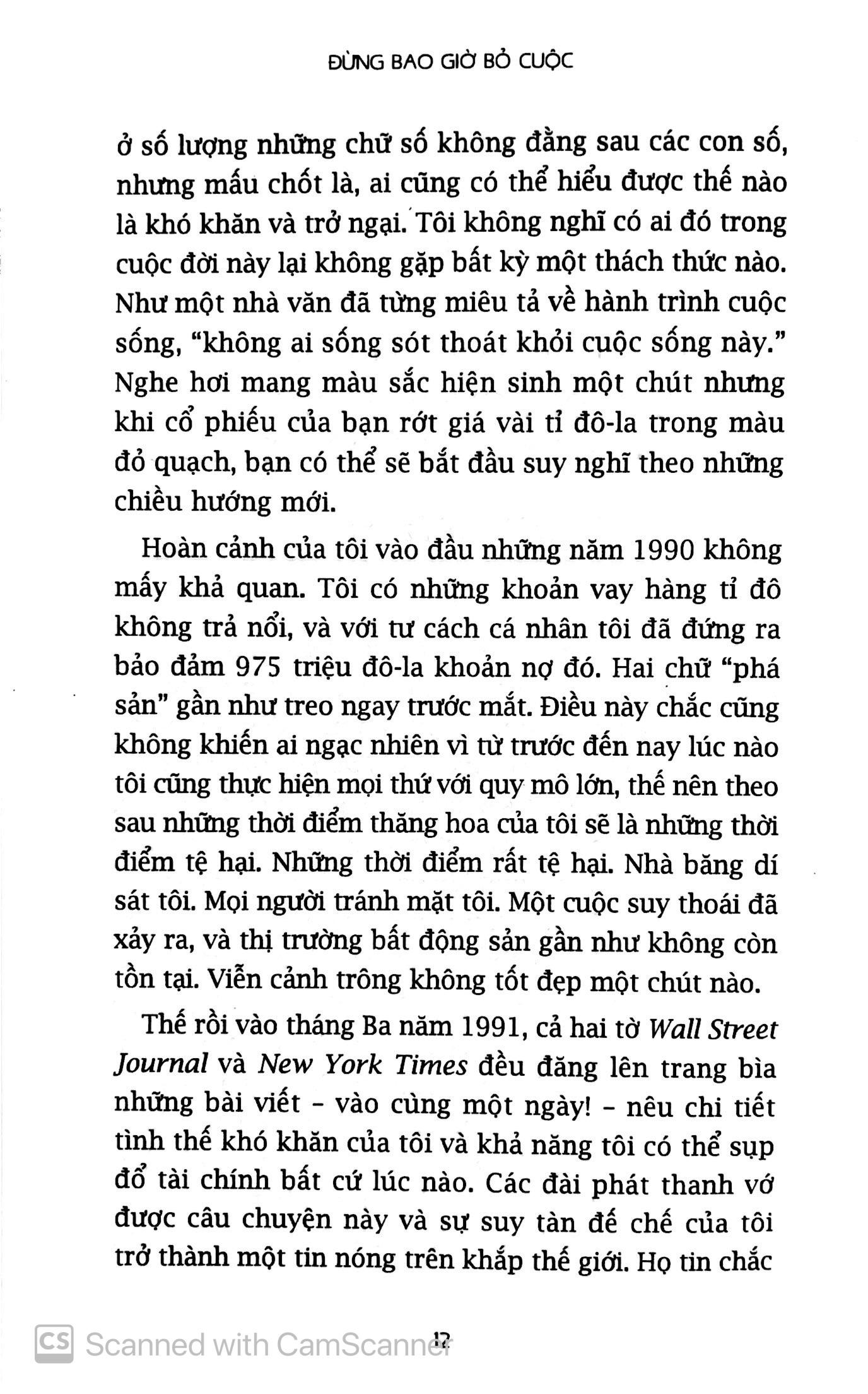 Trump - Đừng Bao Giờ Bỏ Cuộc (Tái Bản 2022)