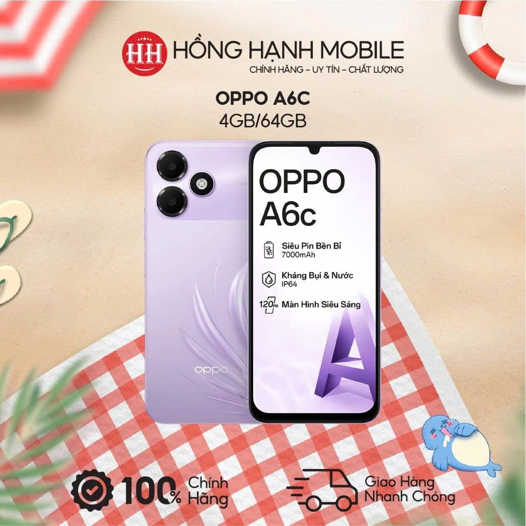Điện Thoại Oppo A6c 4GB/64GB - Hàng Chính Hãng