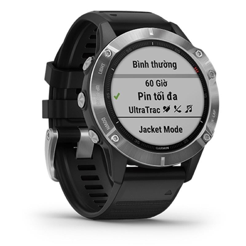 Đồng hồ Garmin Fenix 6 Silver Non-Shapphire.