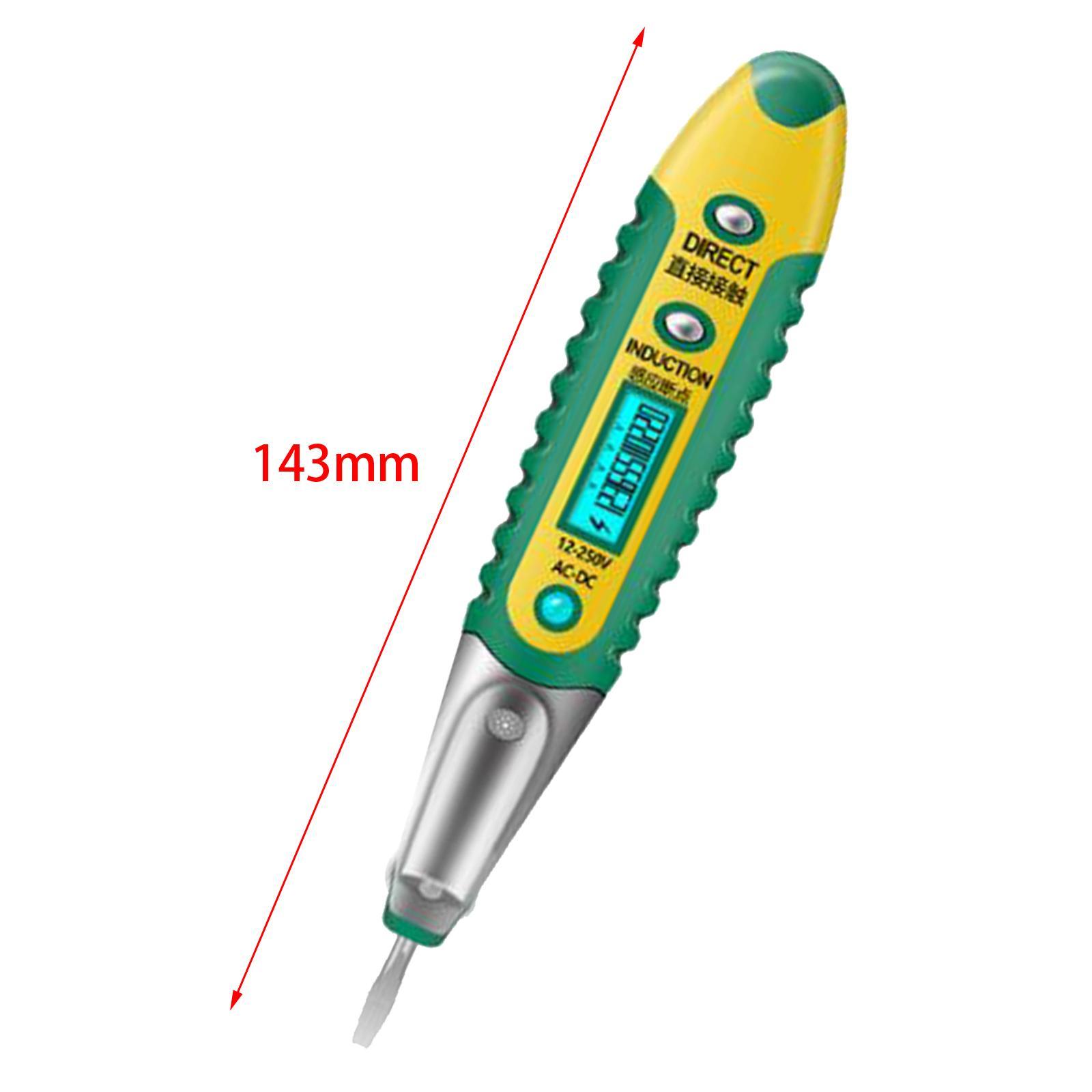 Voltage Tester 12V-250V Portable Circuit Tester Tool Voltage Pen Screwdriver