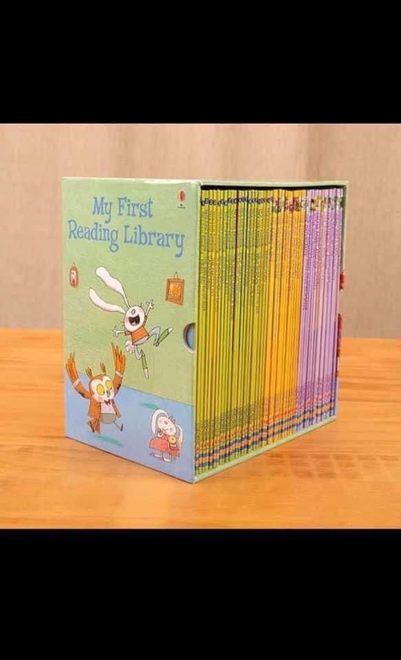 My First Reading library - Usborne xanh -nhập khẩu- 50Q tặng kèm link file nghe mp3