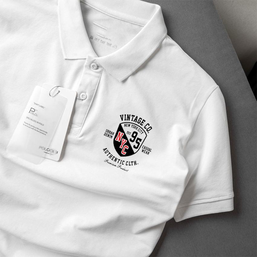 Áo polo nam cổ dệt bo len ,áo thun nam có cổ tay lỡ công sở Thanh lịch - Soha Clothing