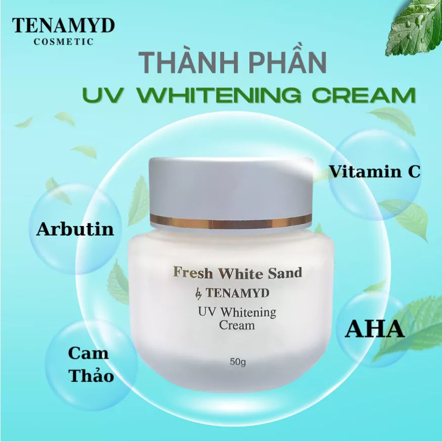 Kem dưỡng trắng da TENAMYD UV Whitening Cream 50g - Kem Ngày