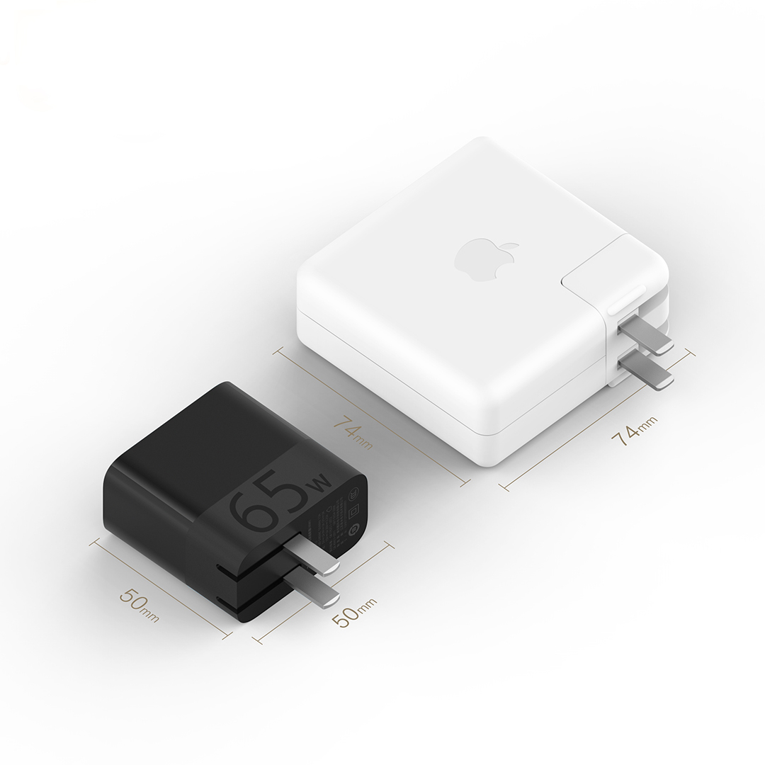 Sạc nhanh Xiaomi ZMI USB-C PD 65W HA712 kèm cáp C to C 1.5m - Hàng Nhập Khẩu