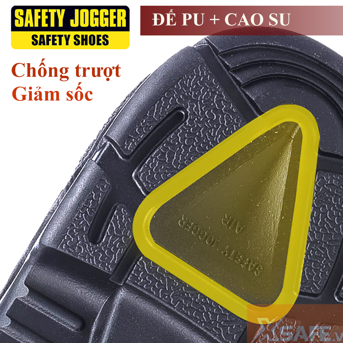 Giày bảo hộ lao động nam Jogger Bestrun2 S3 da bò, chống thấm nước, chống đinh, trơn trượt - Giày công trình, nhà máy