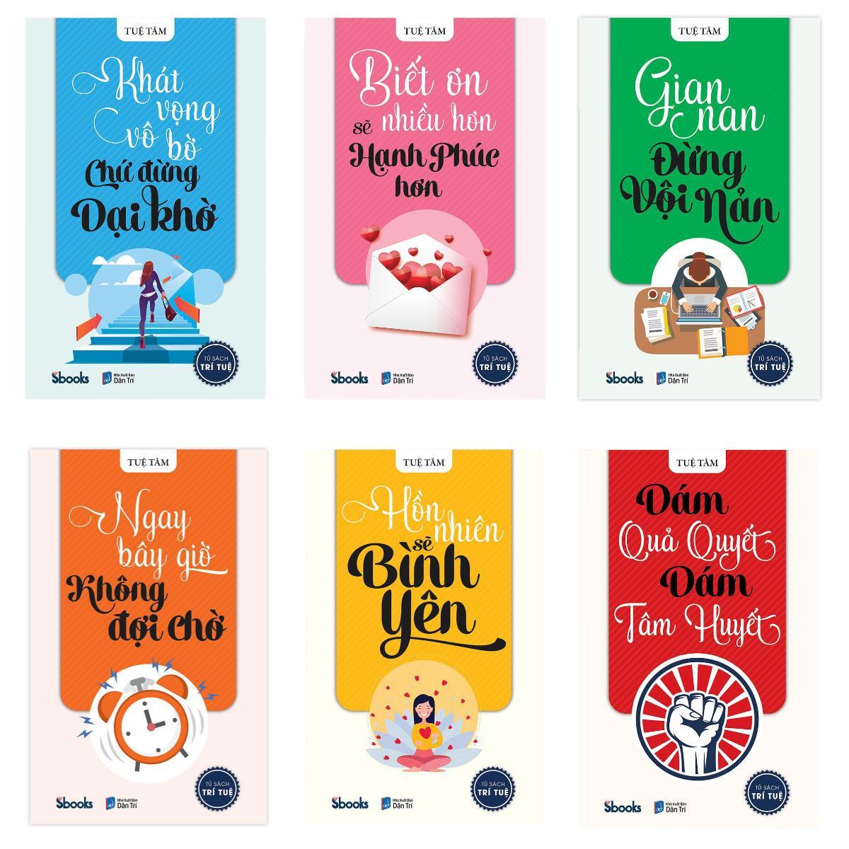 Sách - Combo 6 Cuốn Tủ Sách Trí Tuệ (Tuệ Tâm) - Sbooks