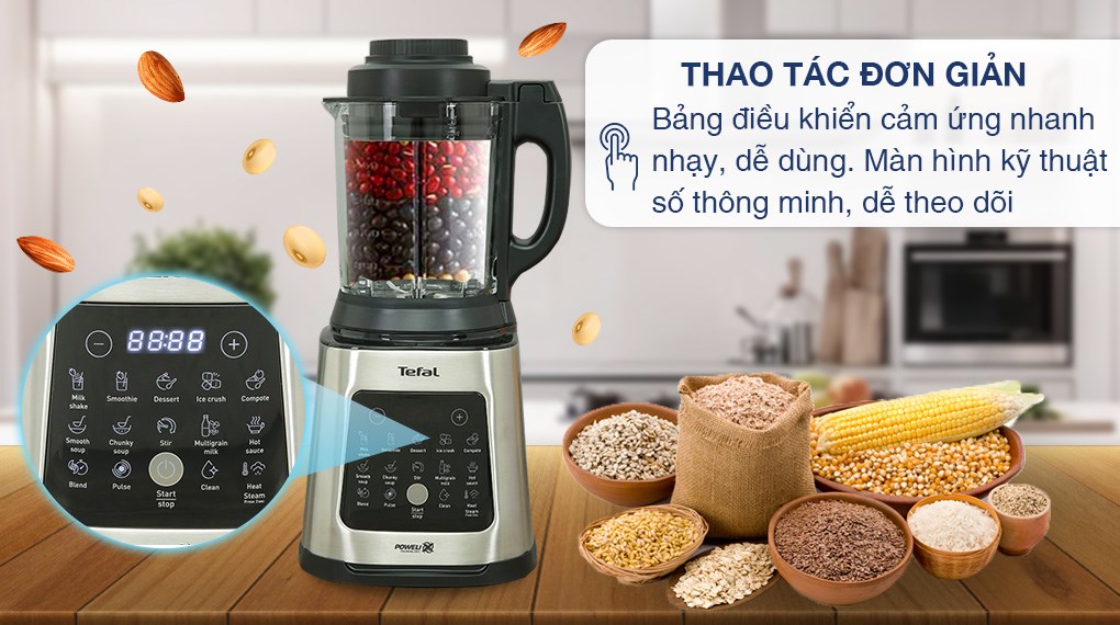 Máy làm sữa hạt đa năng Tefal BL83SD66 - 1300W - 1.75L - Hàng Chính Hãng, Bảo Hành Toàn Quốc