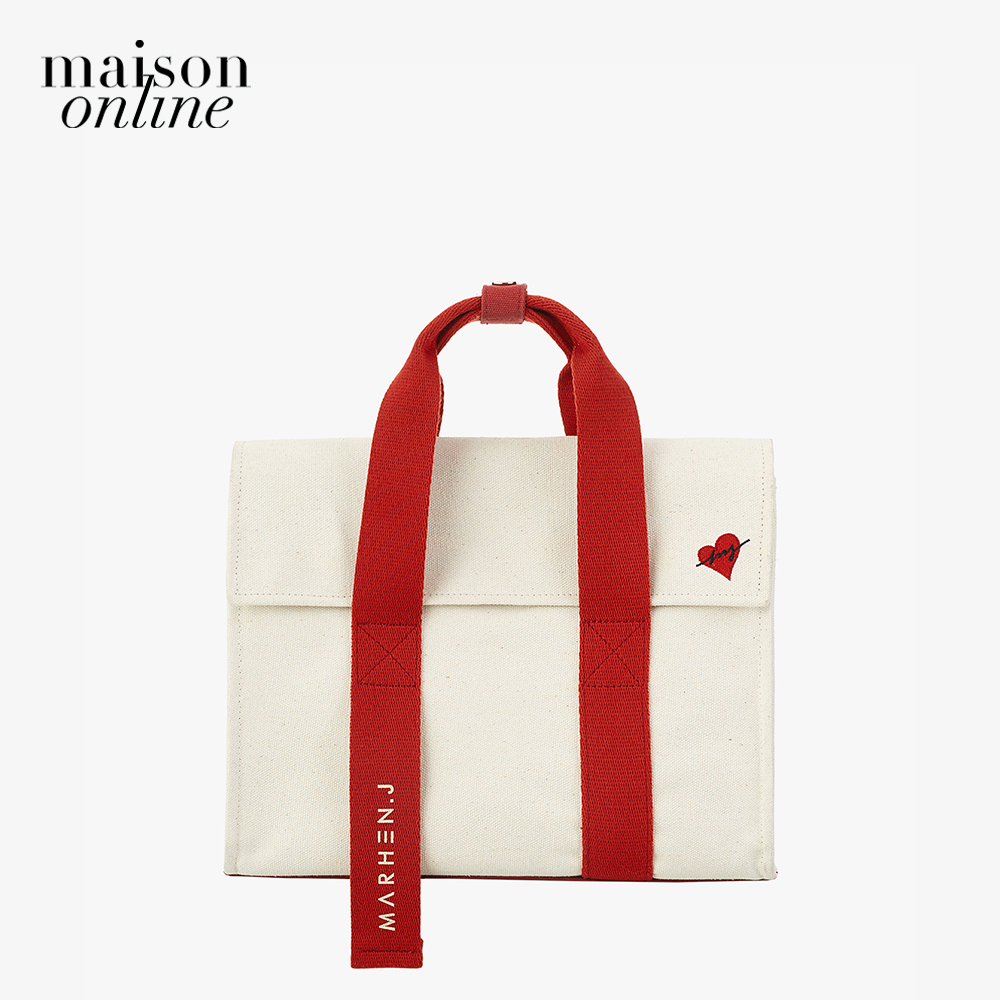 Marhen.J - Túi đeo vai chữ nhật nắp gập vải bố Roy Mini MJ19AROYMN-HS