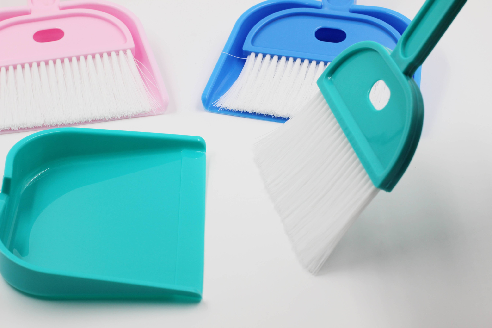Bộ 3 bộ chổi quét bụi và xẻng hót mini cao cấp - Hàng Nội Địa Nhật