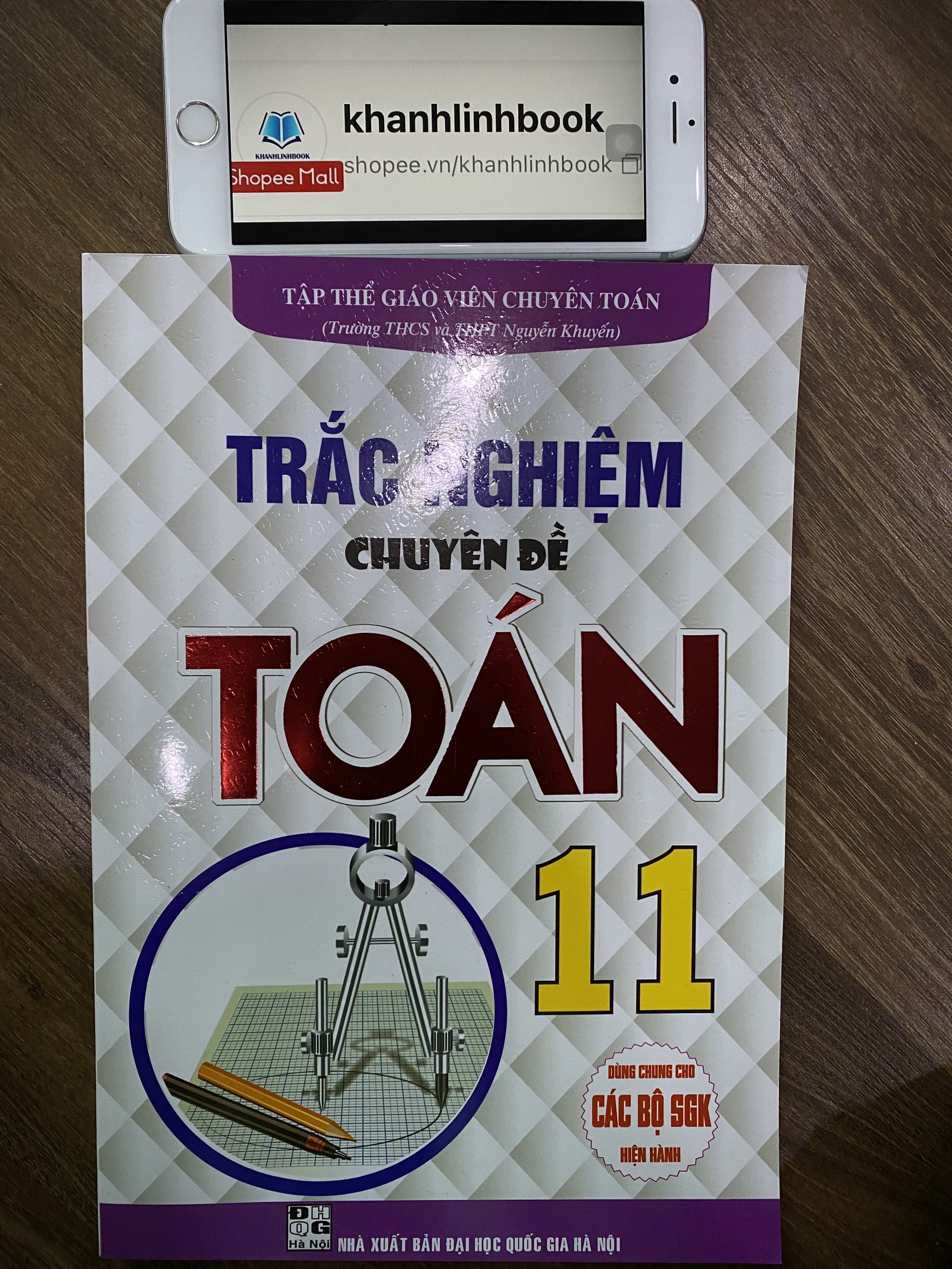 Sách - Trắc Nghiệm Chuyên Đề Toán Lớp 11 - dùng chung cho các bộ sgk hiện hành