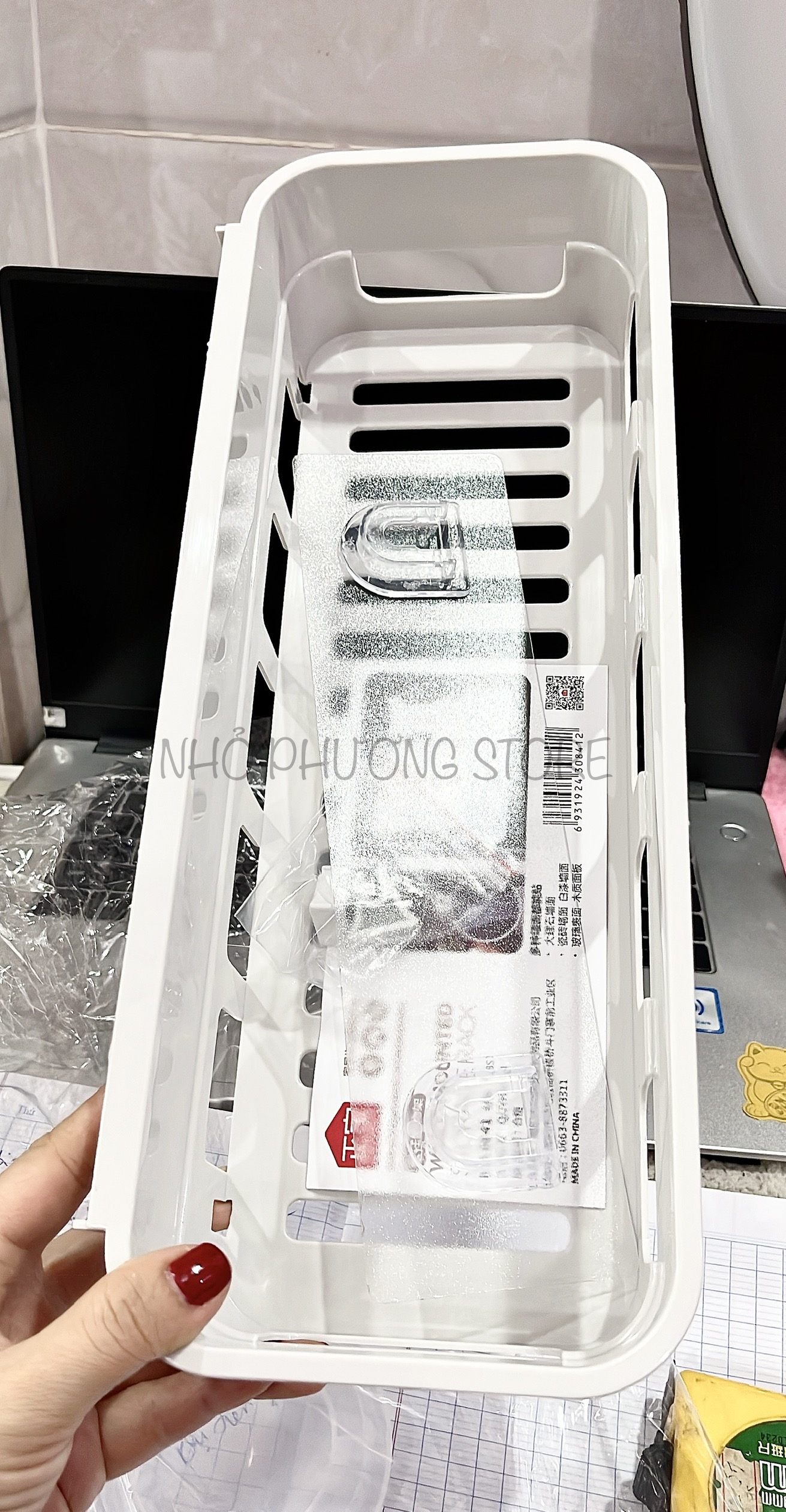Kệ Đựng Đồ Nhà Tắm,Nhà Bếp Nhựa ABS Cao Cấp