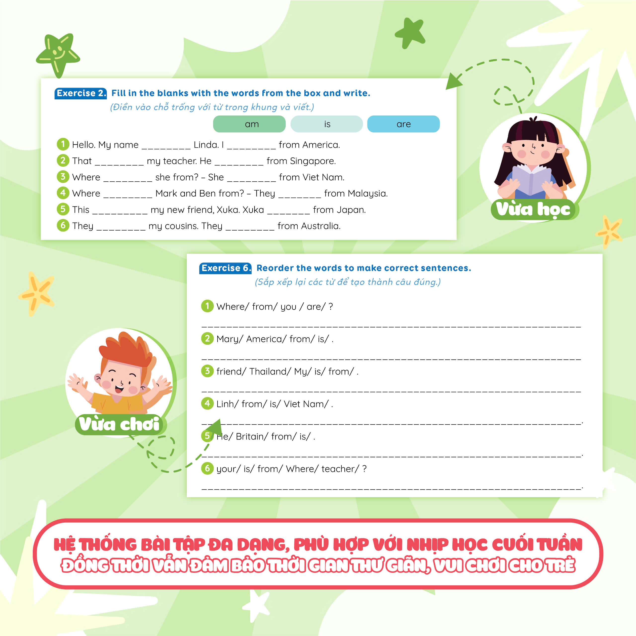 Combo Phiếu Bài Tập Cuối Tuần Toán, Tiếng Việt, Tiếng Anh Lớp 4 (3 Cuốn)