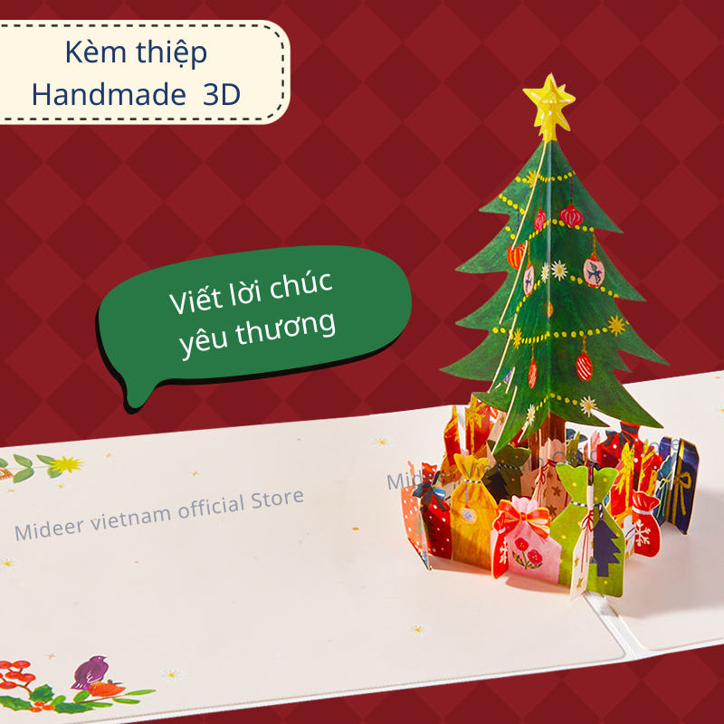 Bộ xếp hình Noel Mideer Christmas Gift box puzzles