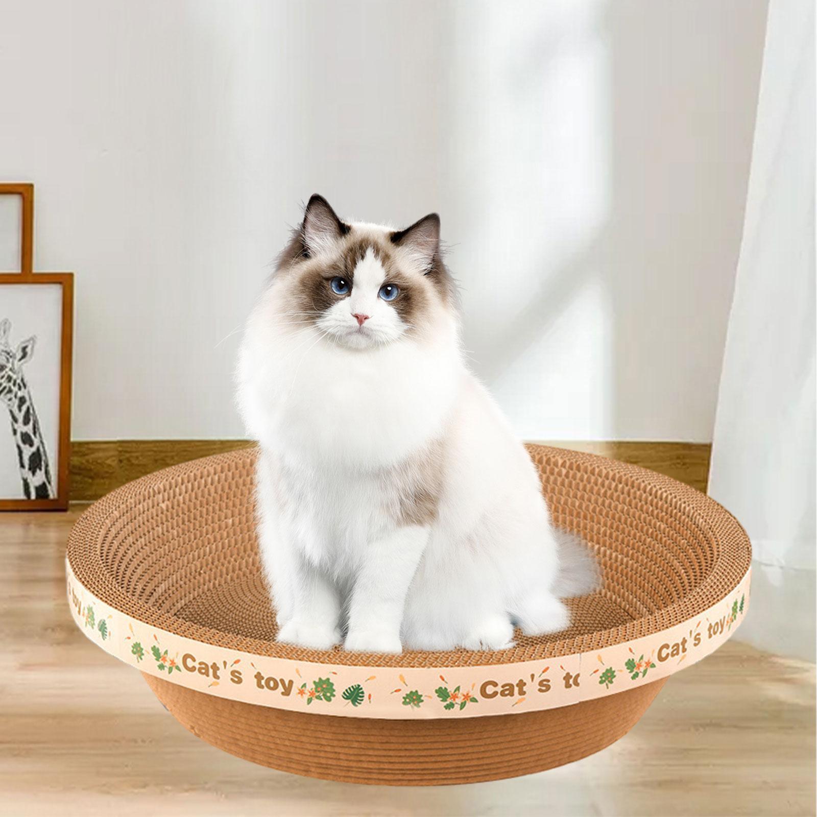 Cat Scratcher Pad Nest Cat Scratcher Cardboard for Kitty Kitten Pet Supplies