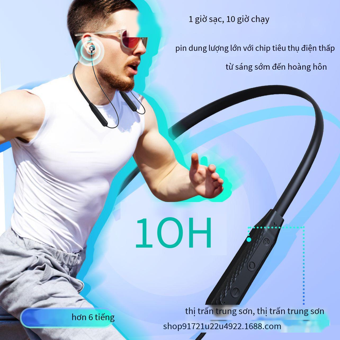 Đảm Bảo Chất Lượng Thương Hiệu LY-D1 Treo Cổ Không Dây Bluetooth Tai Nghe 5.0 Dự Phòng Vua Thể Thao Tặng Tai Nghe