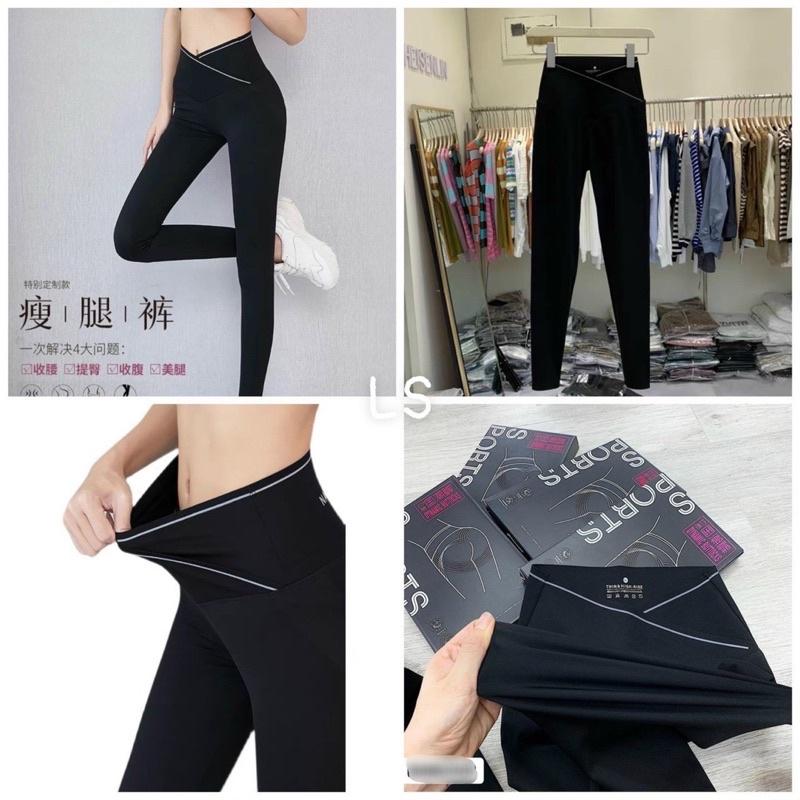 QUẦN LEGGING CẠP CAO GEN BỤNG (ẢNH THẬT CẬN CHẤT)