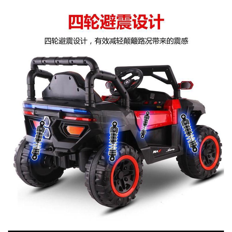 Ô tô xe điện siêu bán tải TJQ 8900 đồ chơi vận động cho bé 2 chỗ 12V7AH 4 động cơ