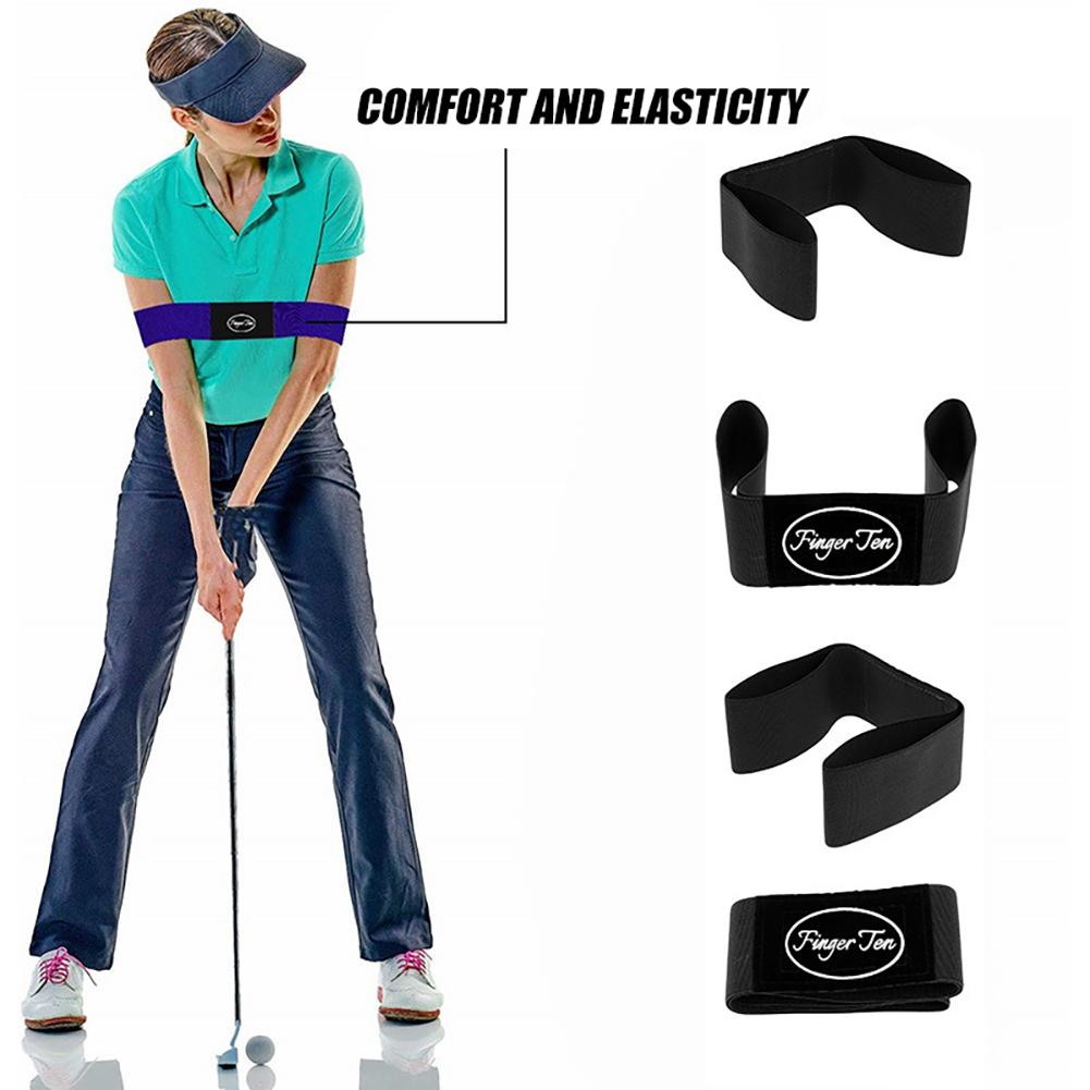 Chuyên Nghiệp Thun Golf Swing Huấn Luyện Cánh Tay Dây Cử Chỉ Liên Kết Huấn Luyện Viện Trợ Thể Thao Ngoài Trời Cho Golf Phụ Kiện Thể Thao Color: Blue 2PCS