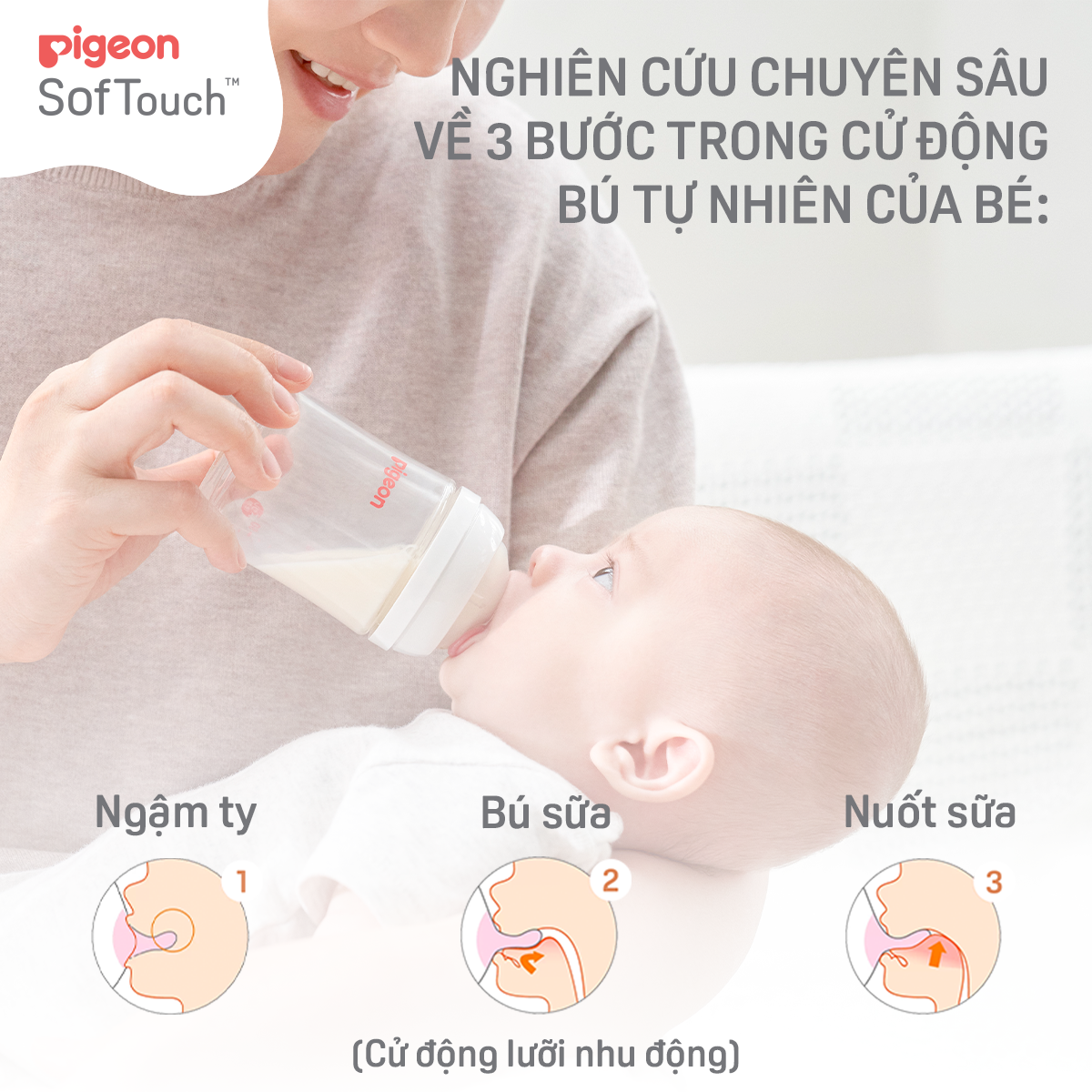 Bình sữa Pigeon PPSU Plus thế hệ III phiên bản Nhật hình Gà Con 160ml/240ml