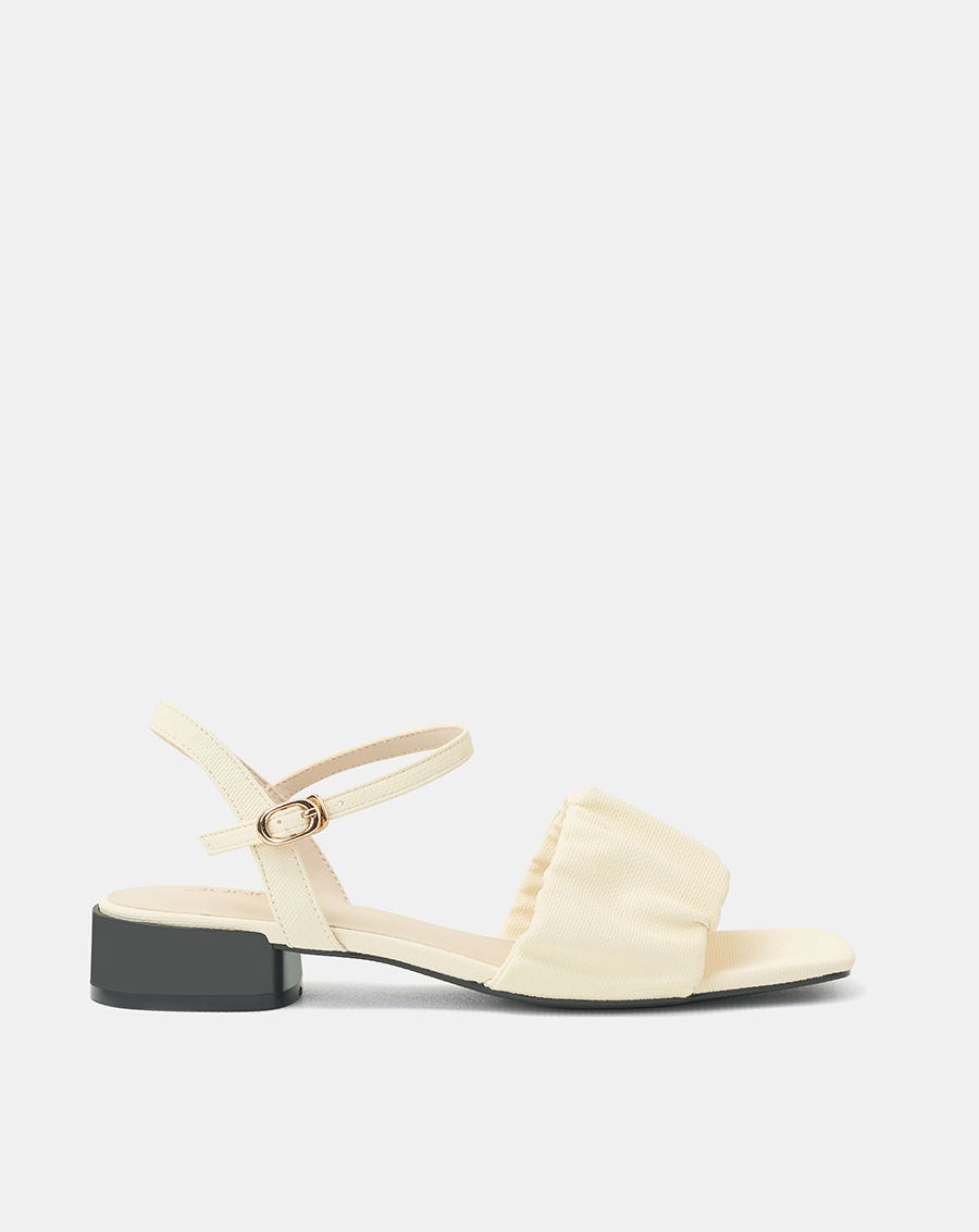 Giày Sandal Nữ 3cm Thời Trang JUNO Quai Ngang Bèo Nhún SD03070