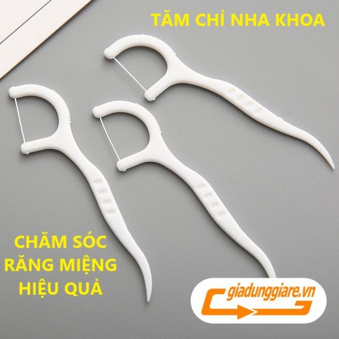 SET 03 HỘP (01 Hộp 50 cái) Tăm kẽ chỉ nha khoa tiệt trùng (Hàng cao cấp) - giadunggiare.vn