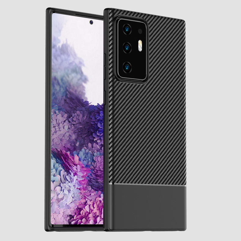 Ốp Lưng Silicon TPU Vân Carbon dành cho Samsung Galaxy Note 20 / Note 20 Ultra