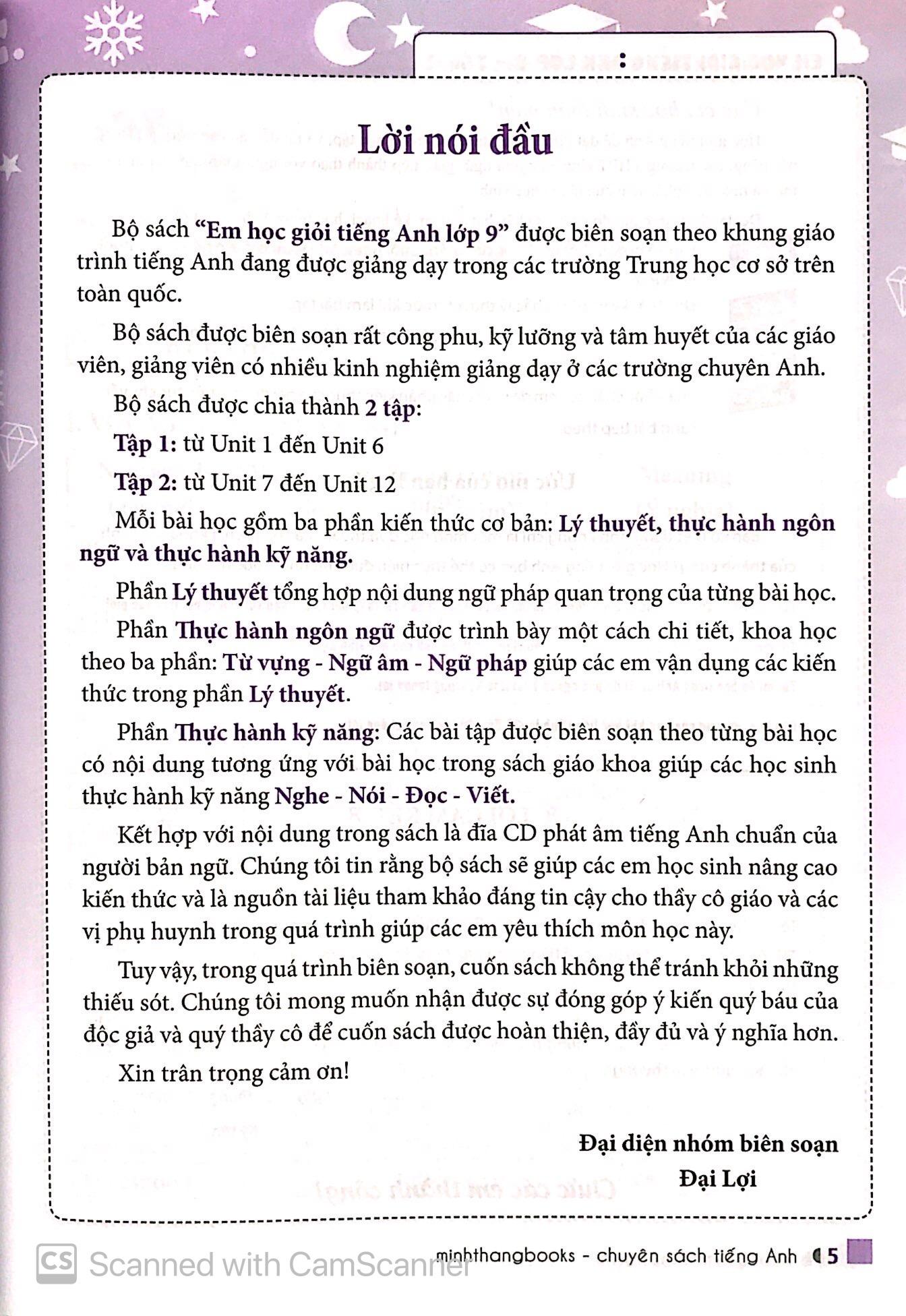 Em Học Giỏi Tiếng Anh Lớp 9 Tập 2 (Tái Bản 01)