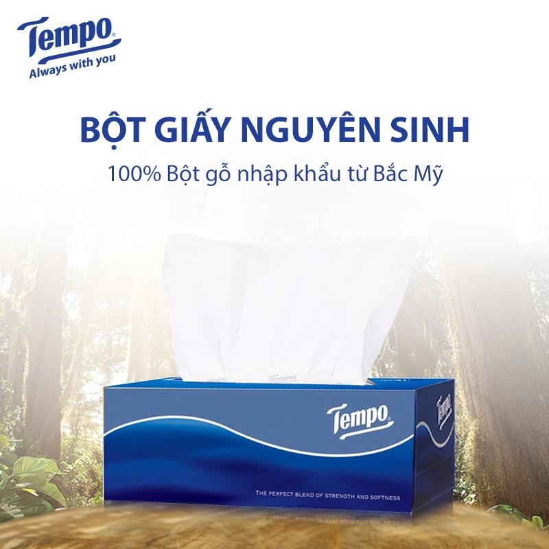 Khăn giấy rút cao cấp Tempo - 4 lớp bền dai, không kích ứng da - Thương hiệu Đức