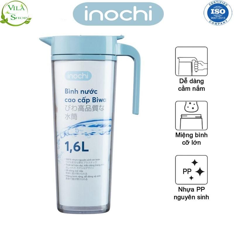 Bình Đựng Nước, Bình Nước Chịu Nhiệt Cao Cấp Biwa Inochi Size 1.6L và Size 1.2L