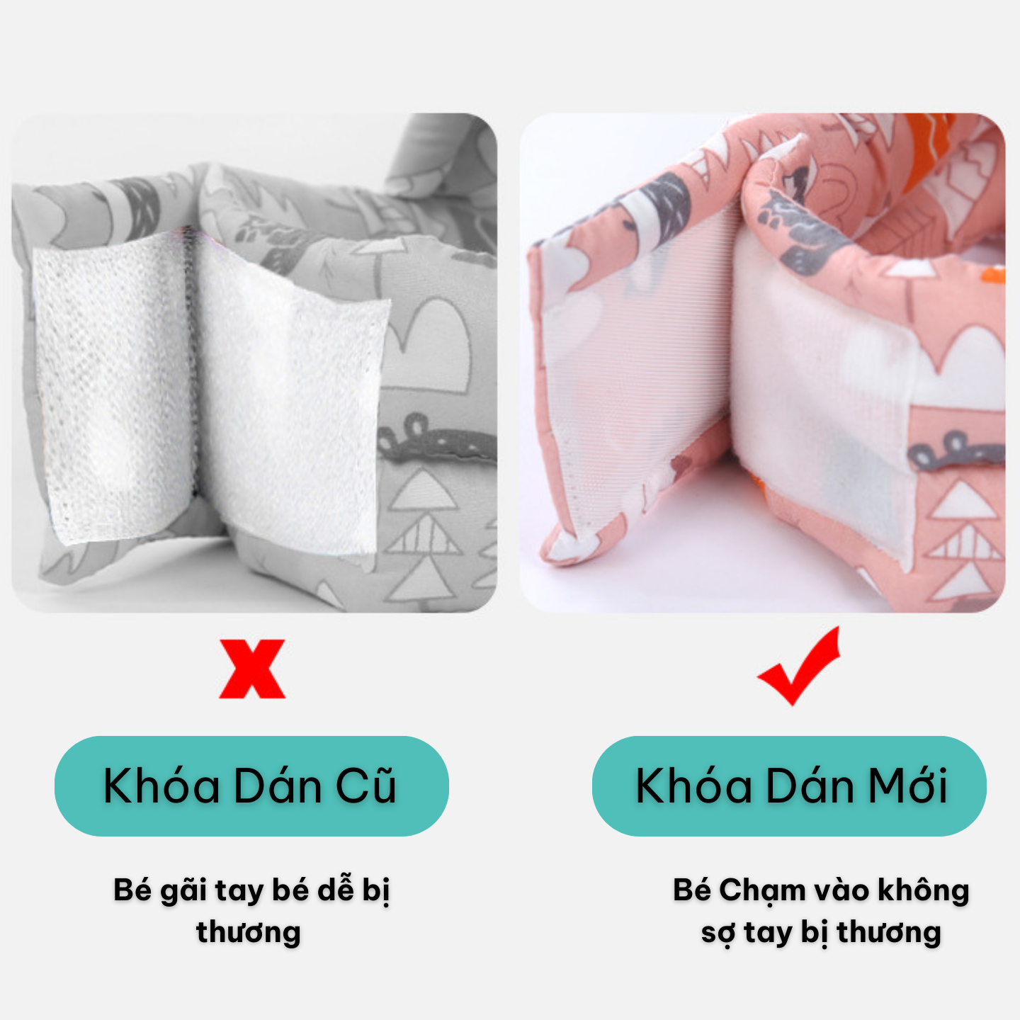 Nón Bảo Vệ Đầu Cho Bé Từ 0 đến 24 Tháng Tập Đi Tập Bò Chống Va Đập Thoáng Khí Êm Ái Dễ Điều Chỉnh - 3 Màu