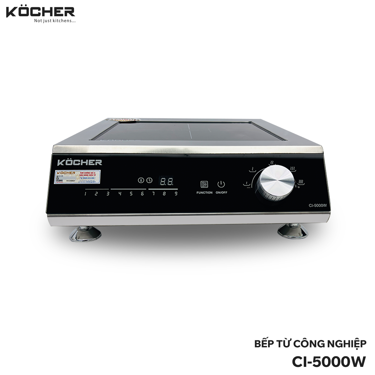 Bếp Từ Công Nghiệp Kocher CI-5000W - Hàng Chính Hãng