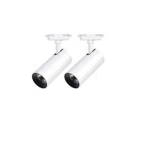 Bộ 2 Đèn Led rọi ray ống bơ 12W trang trí shop