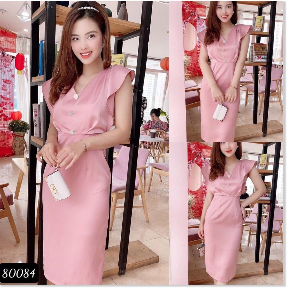 Đầm trượt sang chảnh trẻ trung tôn dáng cho chị em KME FASHION