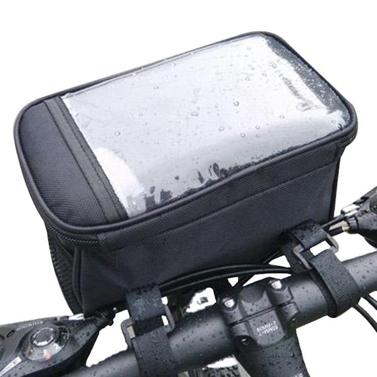 Túi treo đằng trước chống nước ghi đông xe đạp-Màu Xanh Dương