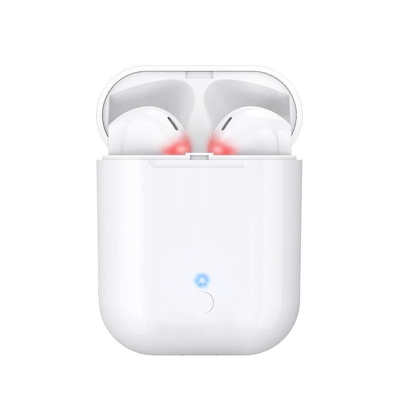 Tai nghe bluetooth đôi Hoco ES26 Plus Original series V5.0 Kèm bao da silicon (Trắng) - Hàng Chính Hãng