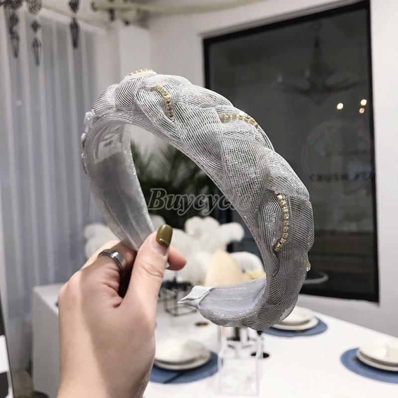 Băng đô ren lưới cho cô dâu