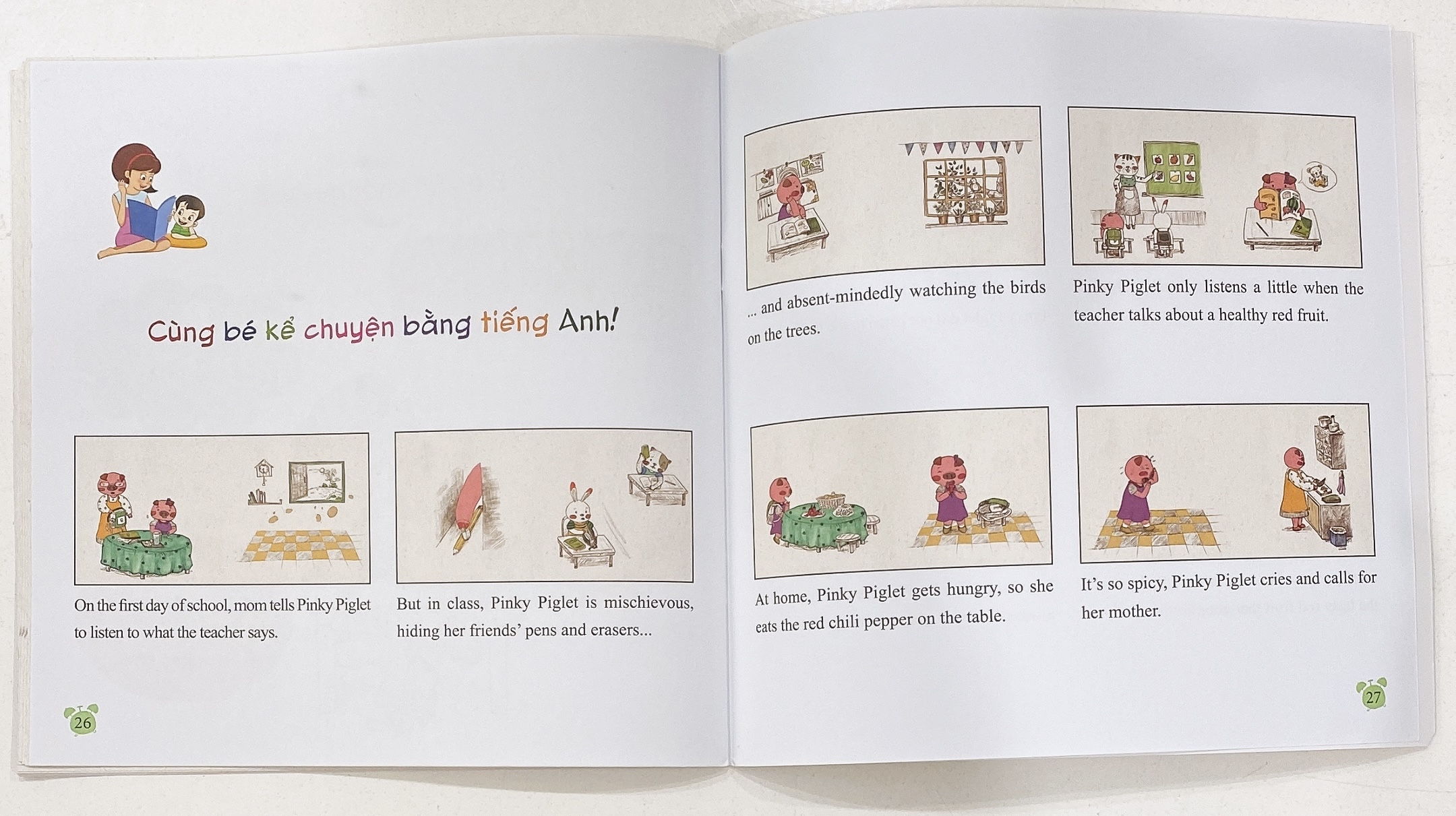 Rèn Luyện Thói Quen Tốt 2-6 Tuổi: Biết Lắng Nghe Nhé, Lợn Hồng