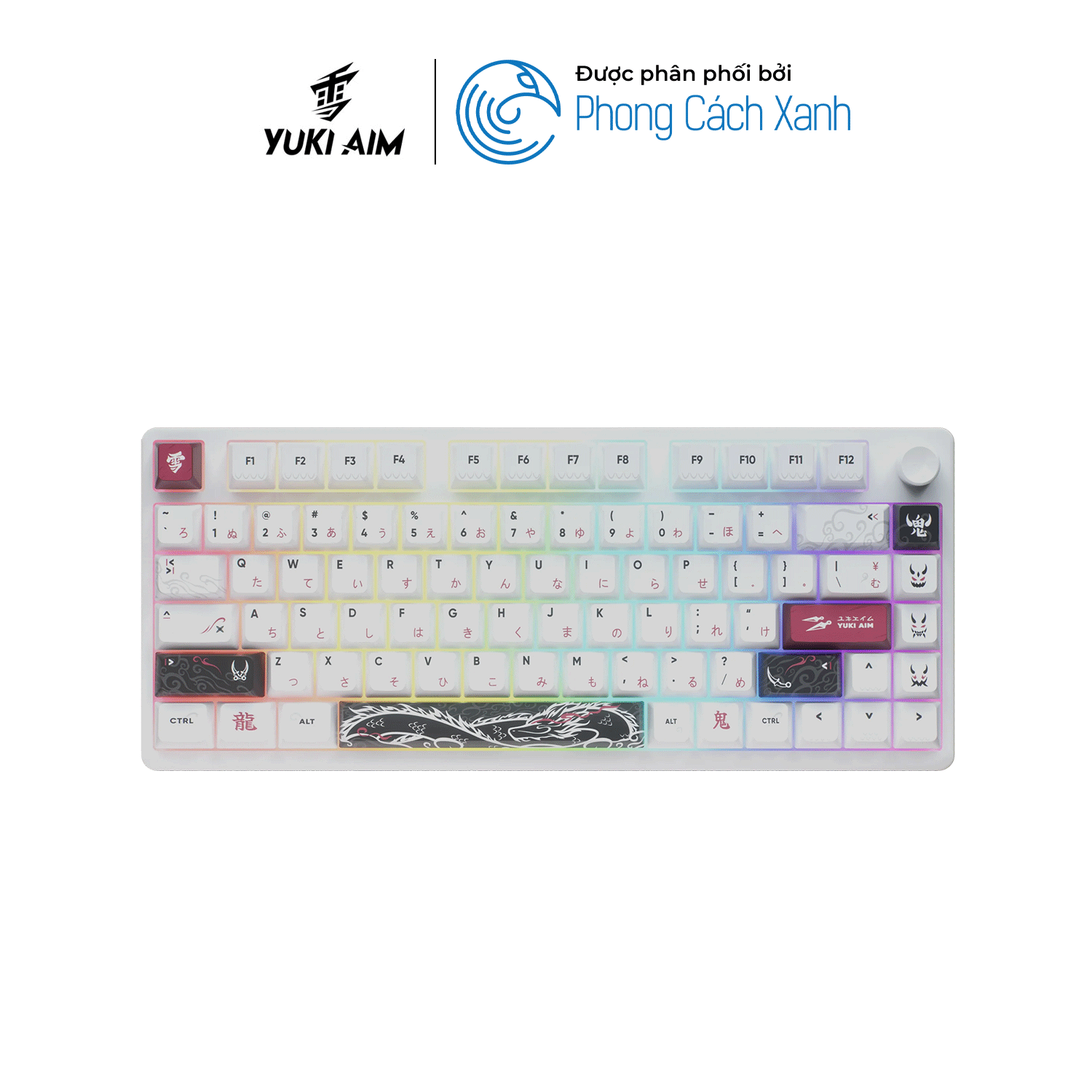 Bàn phím từ HE Yuki Aim x Arbiter Polar75 8K Dragon Edition - Oni 2.0 Collection (Limited Edition) - Hàng Chính Hãng