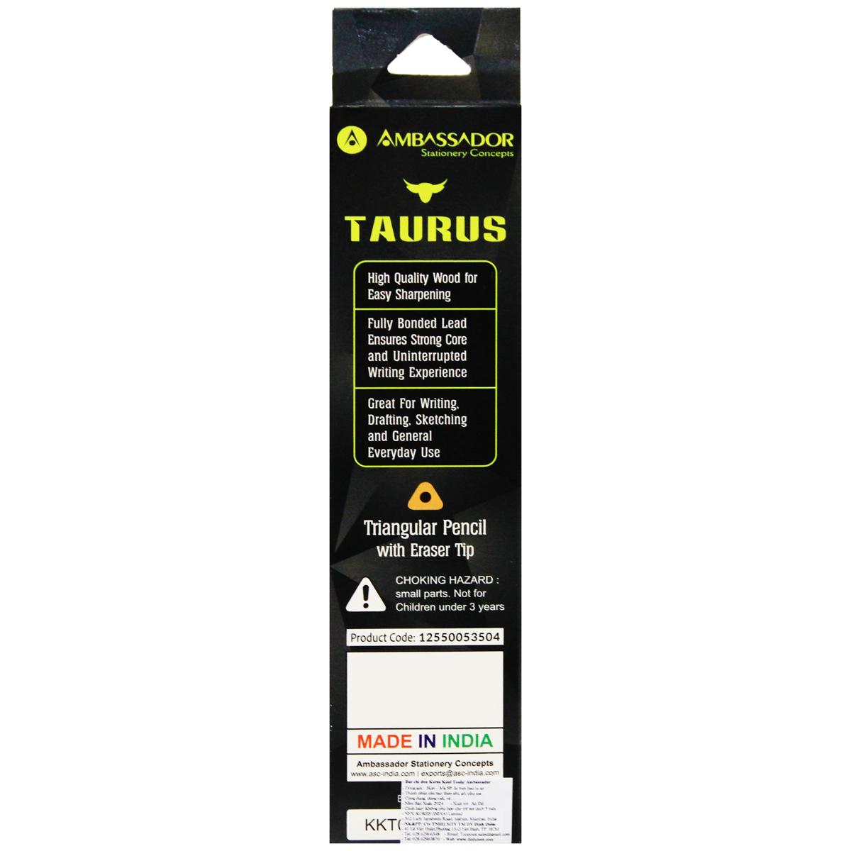 Hộp 12 Bút Chì Đen 2B - Ambassador