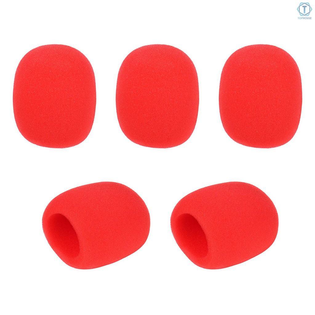 Set 5 miếng xốp bọc đầu micrô hát karaoke