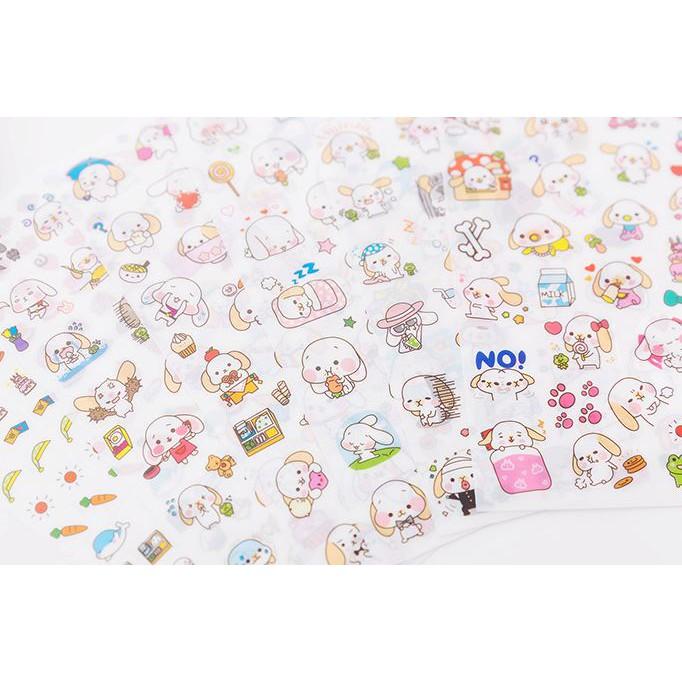 Bộ 6 Tấm Sticker Dán Sổ Lưu Niệm H100
