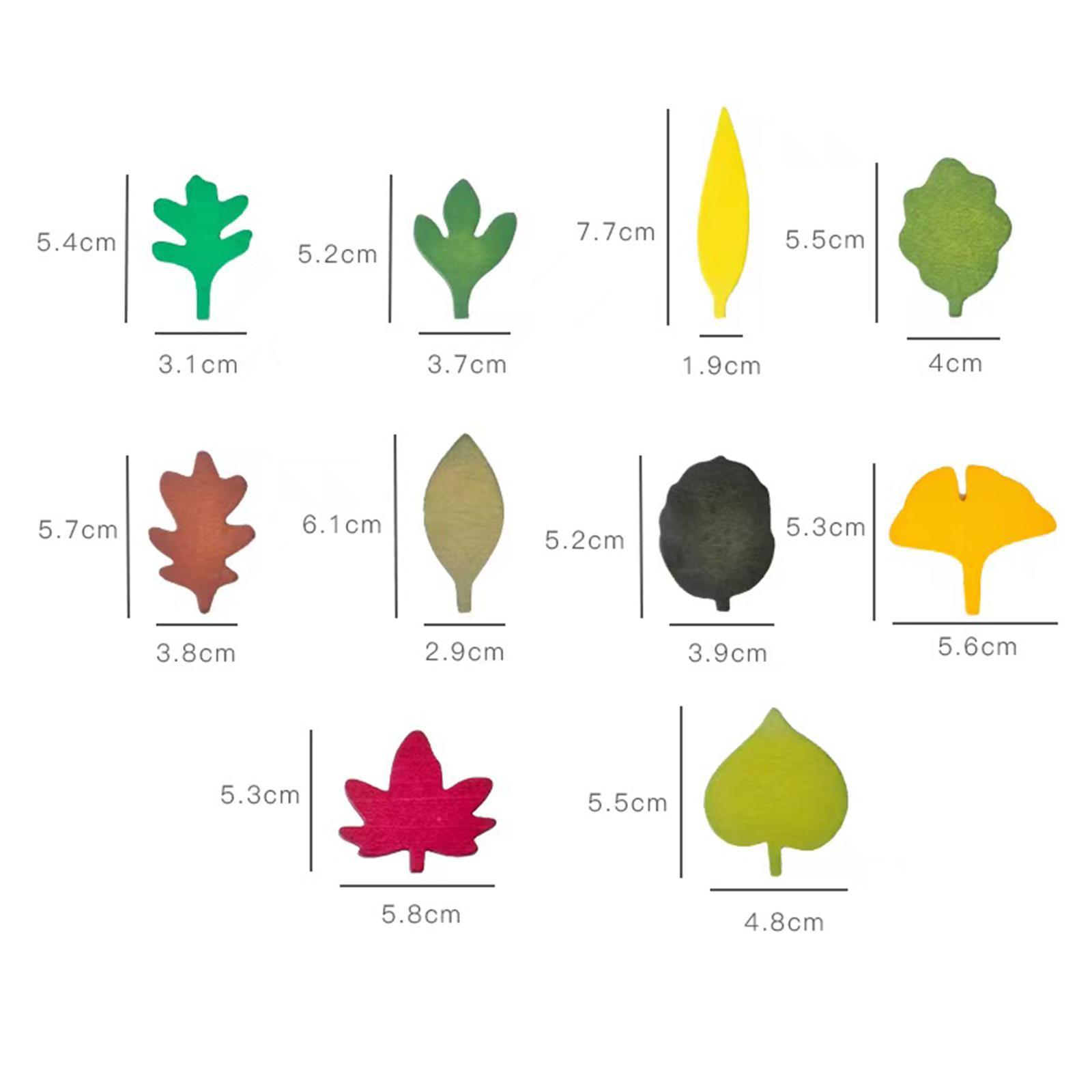 Leaf Wooden Jigsaw Puzzles Sensory Development Building Blocks Toys for Kids