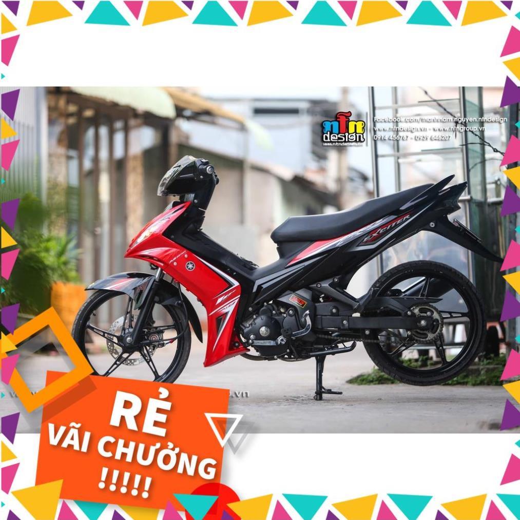 Tem Rời Exciter 2009 Mẫu Đen Đỏ Trắng Chữ RC