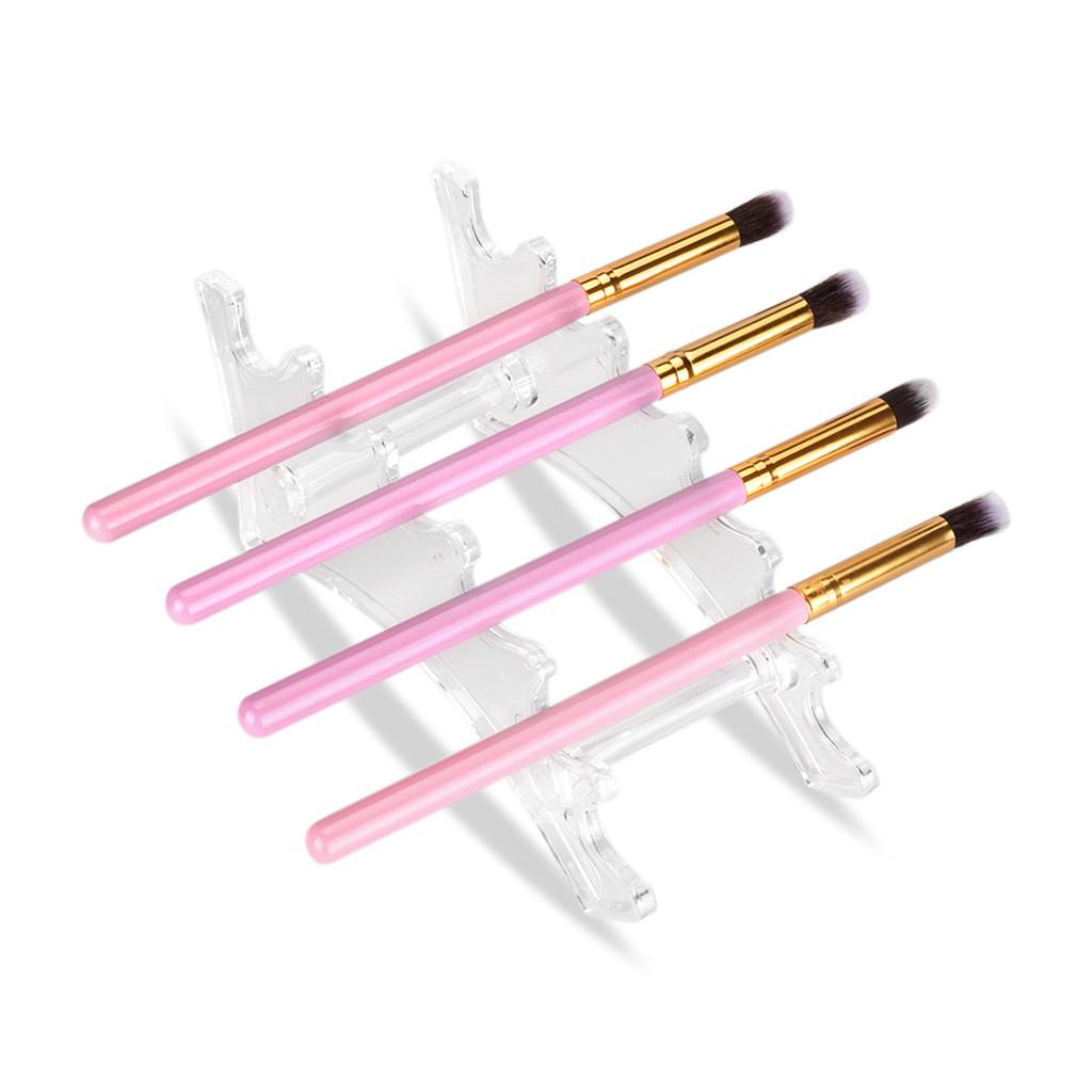 Acrylic Makeup Brush Holder Cosmetic Eyebrow Pencil Display Stand Rack Shelf