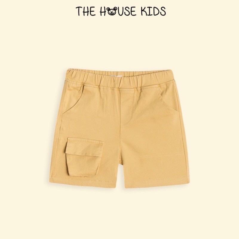 Quần Short Bé Trai Quần Thun Trẻ Em Cao Cấp THE HOUSE KIDS Túi Hộp