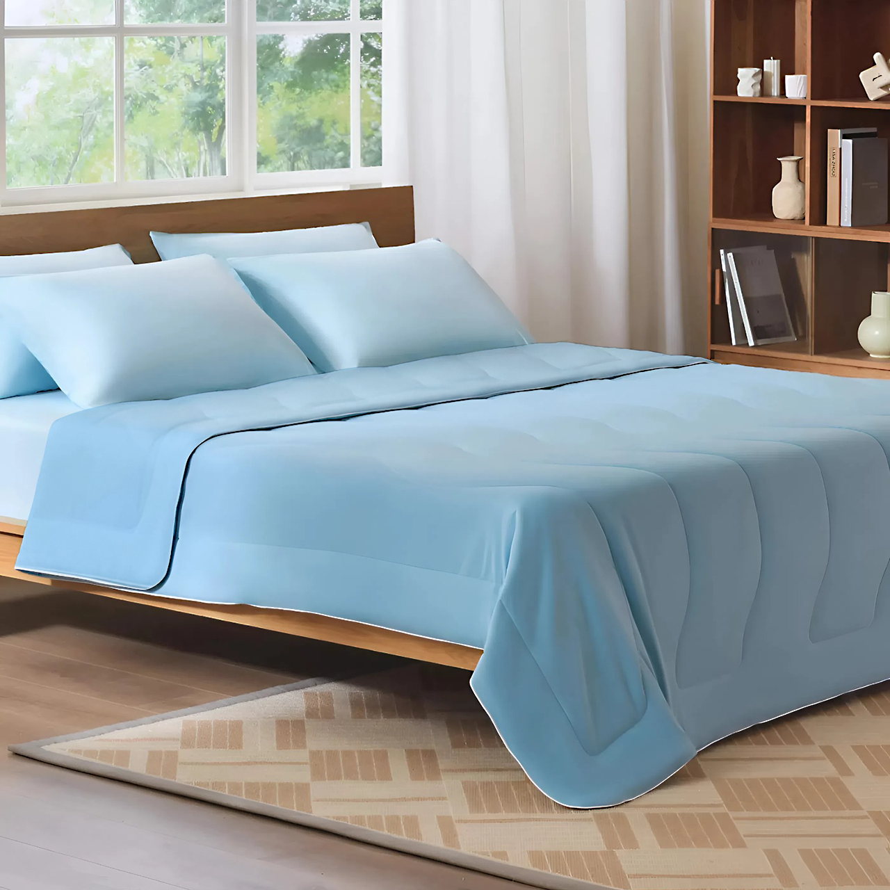 Chăn Lạnh NOOZ Mền Điều Hoà Nhiệt Độ Mùa Hè Siêu Mát Lạnh Lõi Bông Mềm Mịn