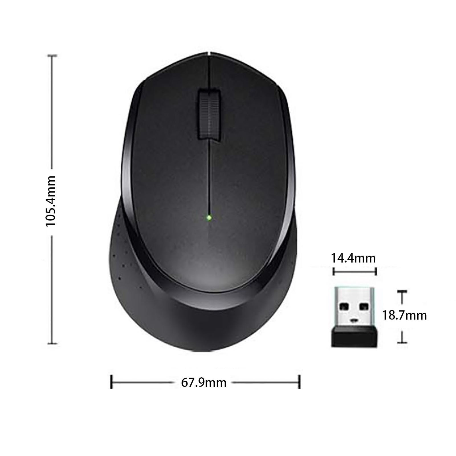 Wireless Mouse Silent with USB Receiver Gaming Laptop for Chrome OS