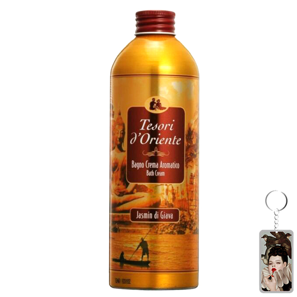 Dầu tắm hương hoa nhài Tesori D' Oriente Jasmin Java 500ml + Móc khóa