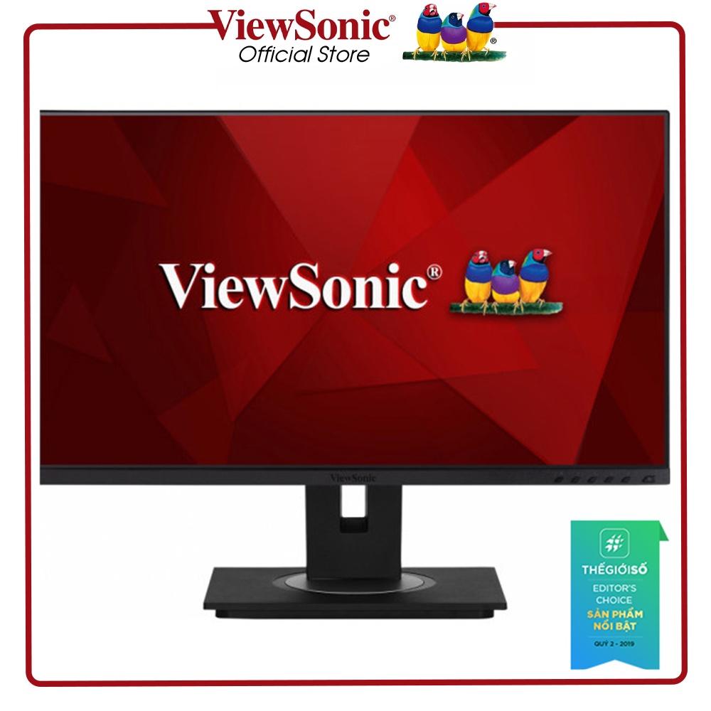 Màn hình máy tính cao cấp ViewSonic VG2455 24 inch/ FHD/ IPS/ 60Hz/ 5ms/ USB Type-C - Hàng Chính Hãng