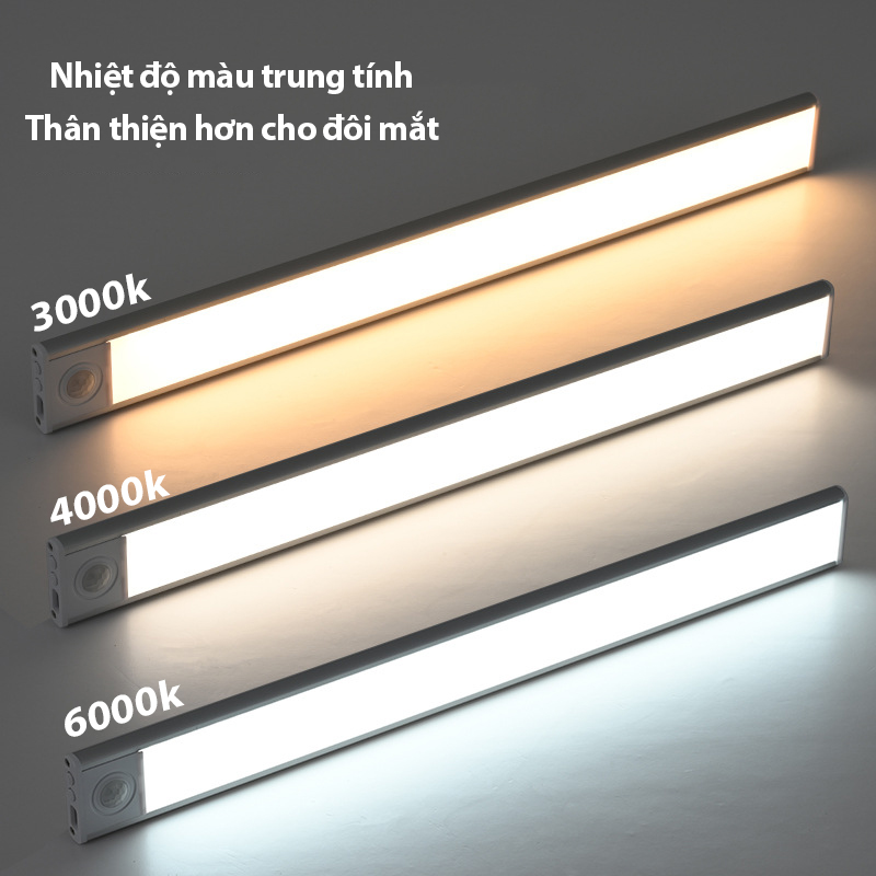 Đèn led thanh cảm biến tích điện , siêu sáng, siêu tiện lợi -K1487